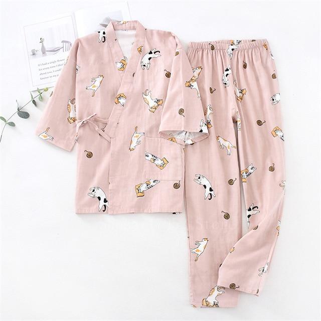 Pyjama Japonais Chat