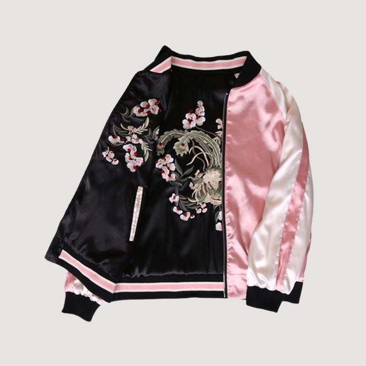 Sukajan Reversible Floral-