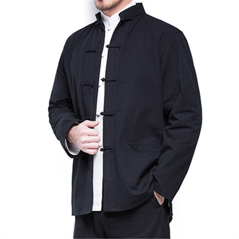 Kimono-Veste-Streetwear-Homme-Haori-Nippon-Kimono-Noir-5XL  800 × 800 px 