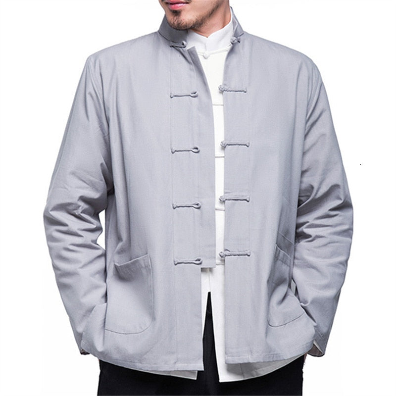 Kimono-Veste-Streetwear-Homme-Haori-Nippon-Kimono-Gris-5XL  800 × 800 px 