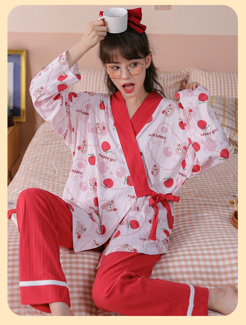 Pyjama Japonais Tomates-M