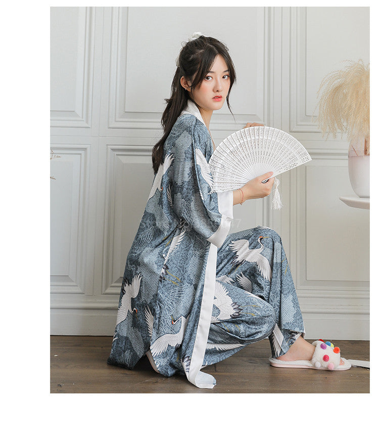 Pyjama Traditionnel Japonais Femme-Taille-Unique
