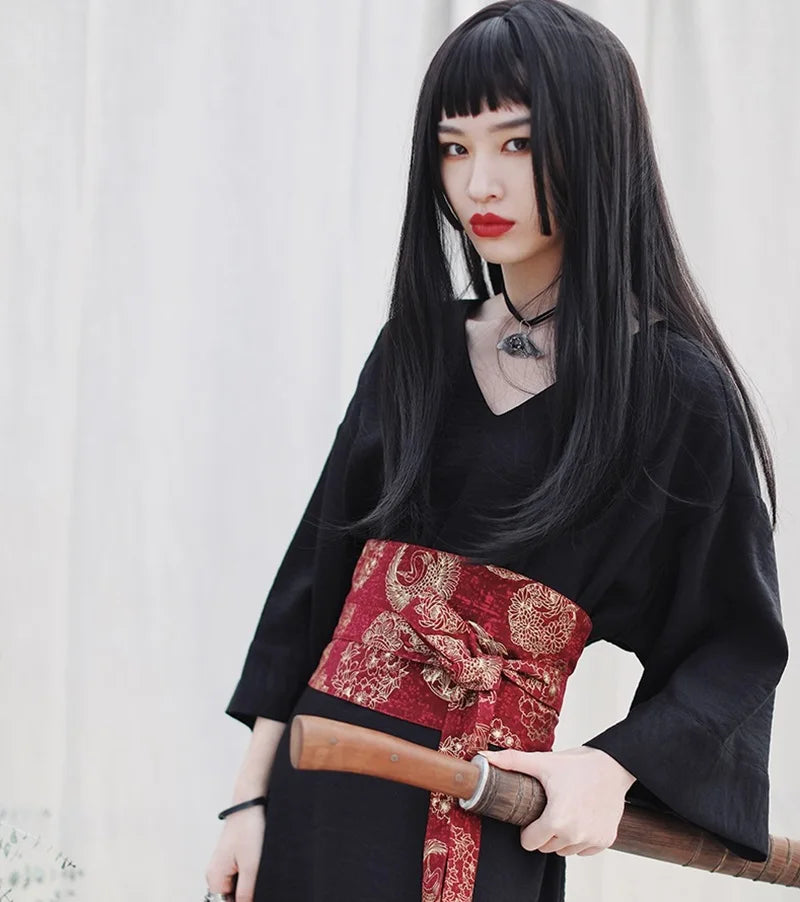Robe Kimono Femme-L