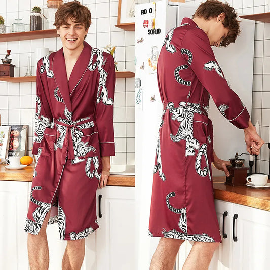 Peignoir Kimono Rouge