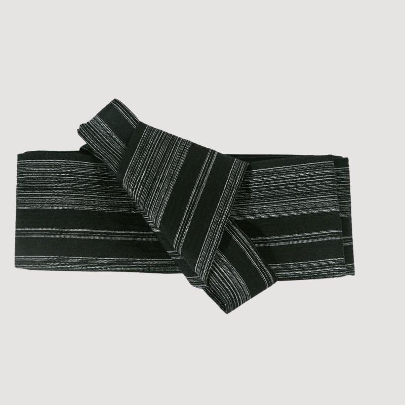 Ceinture Obi Noire-