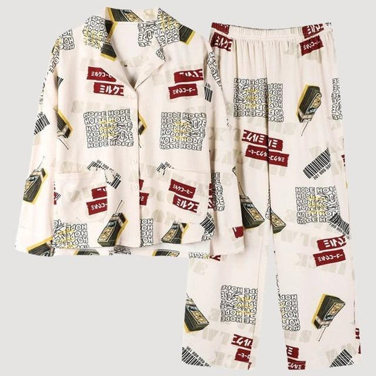 Ensemble Pyjama Style Kimono-