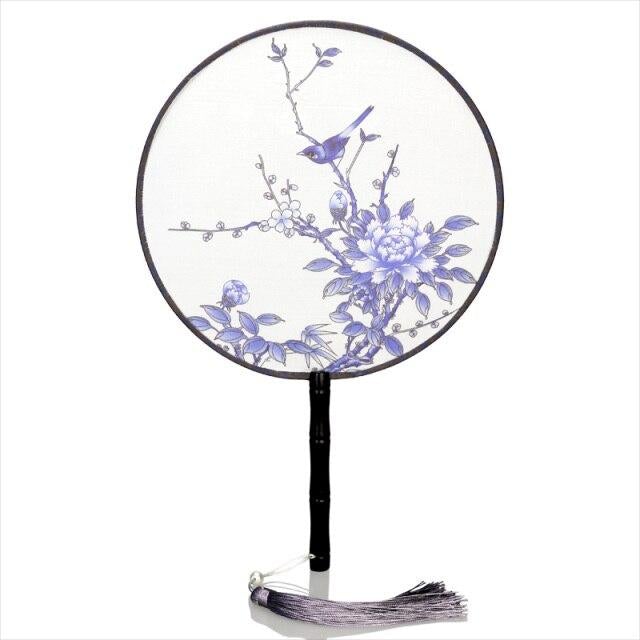 Éventail Japonais Violet-22cm-