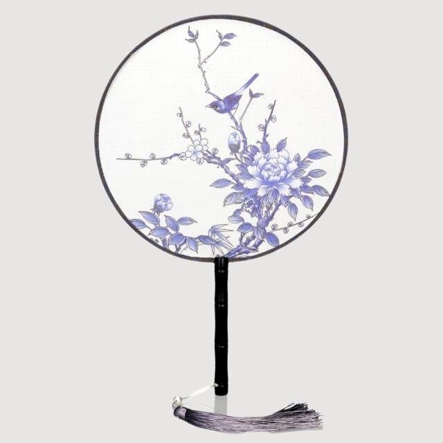 Éventail Japonais Violet-22cm-