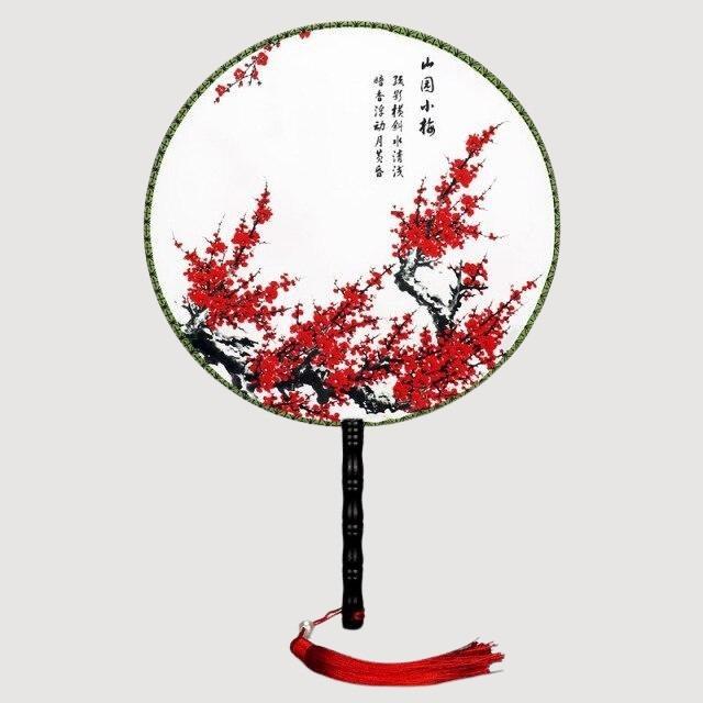 Éventail Traditionnel Japonais-22cm-