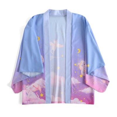 Haori Tokyo-Bleu Ciel-S-