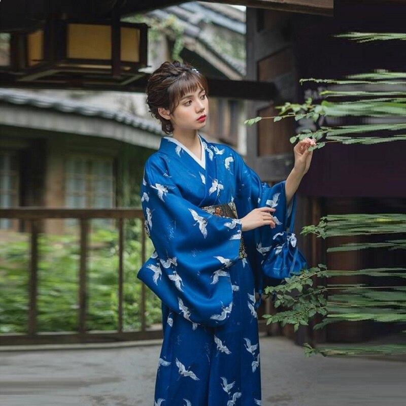 Kimono Femme Bleu Marine-