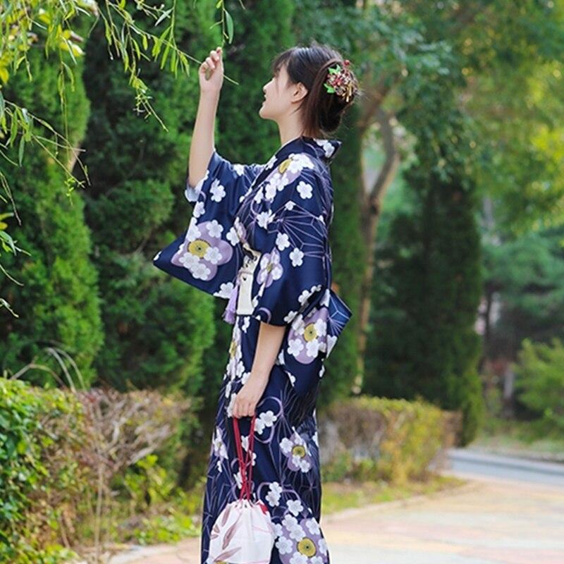 Kimono Femme Bleu Nuit-