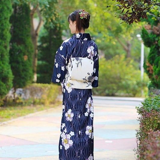 Kimono Femme Bleu Nuit-