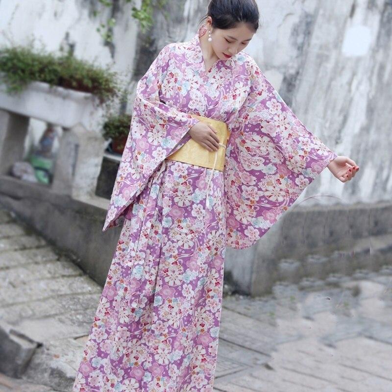 Kimono Femme Cosplay-Violet-