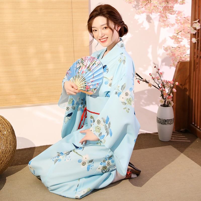 Kimono Femme Fleurs-