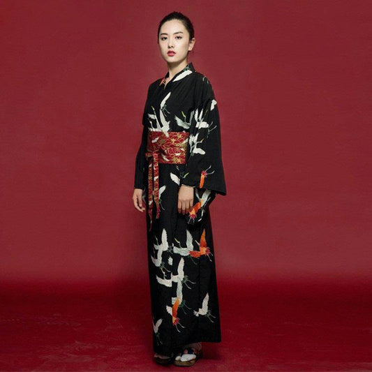 Kimono Femme Noir-