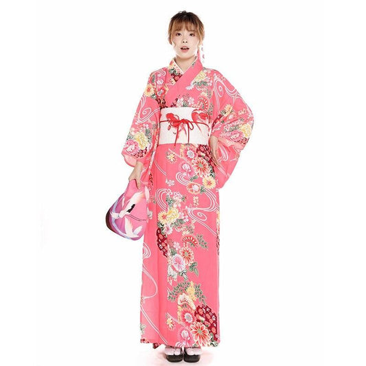 Kimono Femme Rose Pale-