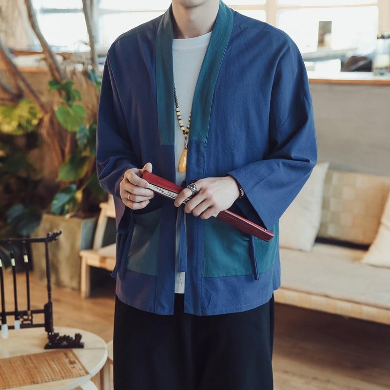 Kimono Haori en Coton pour Homme-