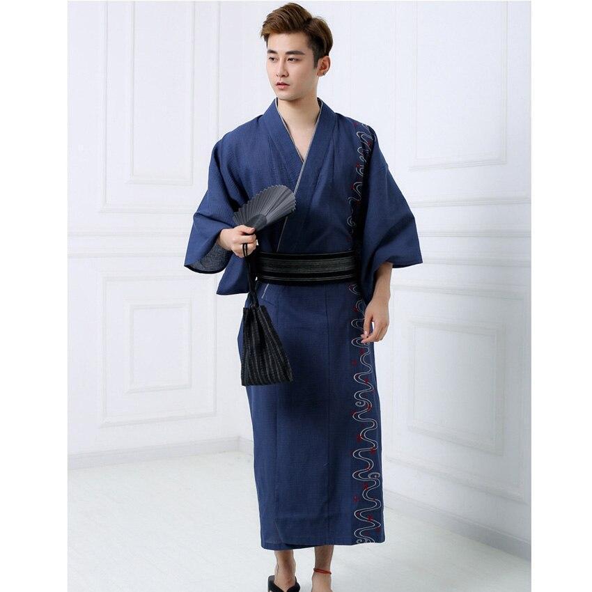 Kimono Homme Bleu-