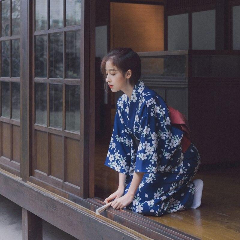 Kimono Japonais Femme - Aoi-