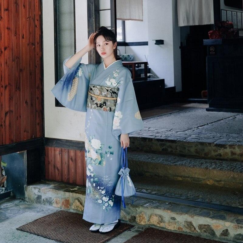 Kimono Japonais Femme Long-