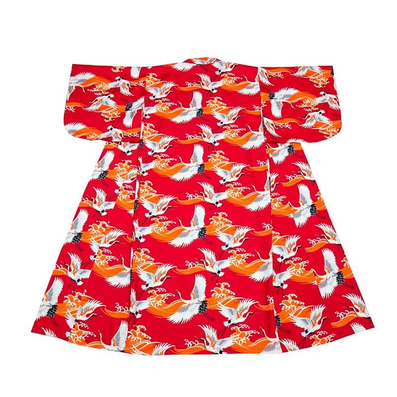 Kimono Japonais Femme Orange-