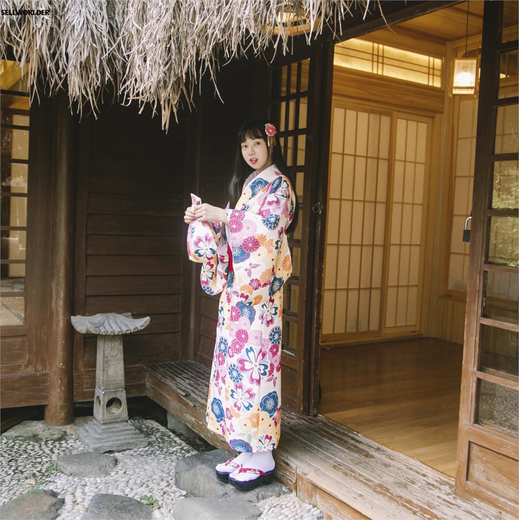 Kimono Japonais Femme Traditionnel-