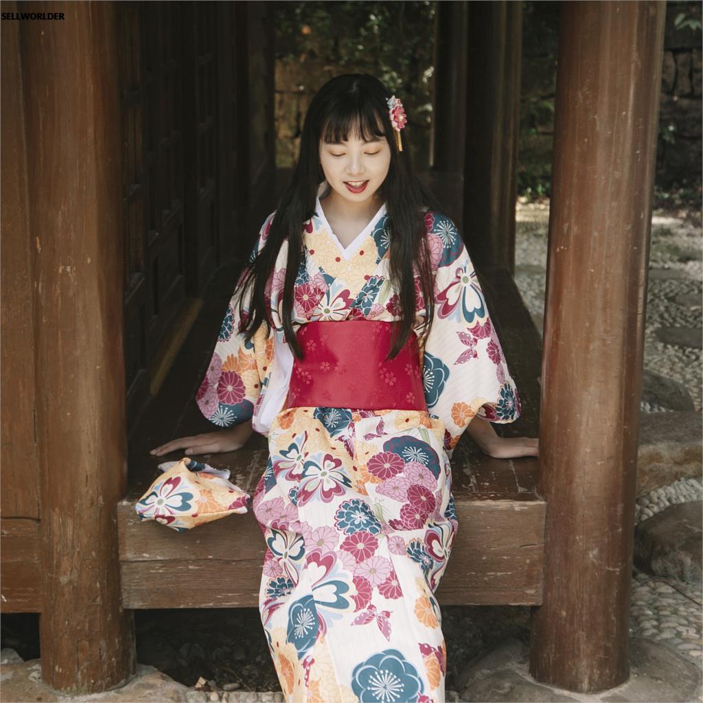 Kimono Japonais Femme Traditionnel-