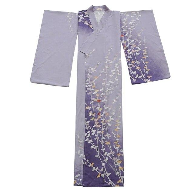 Kimono Japonais Femme Violet-Violet-S-