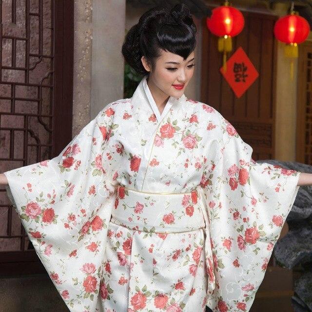 Kimono Japonais Femme d'été-Chīsana bara-