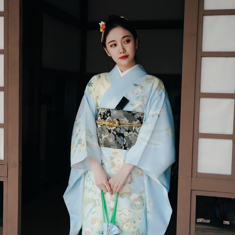 Kimono Japonais Traditionnel Femme-