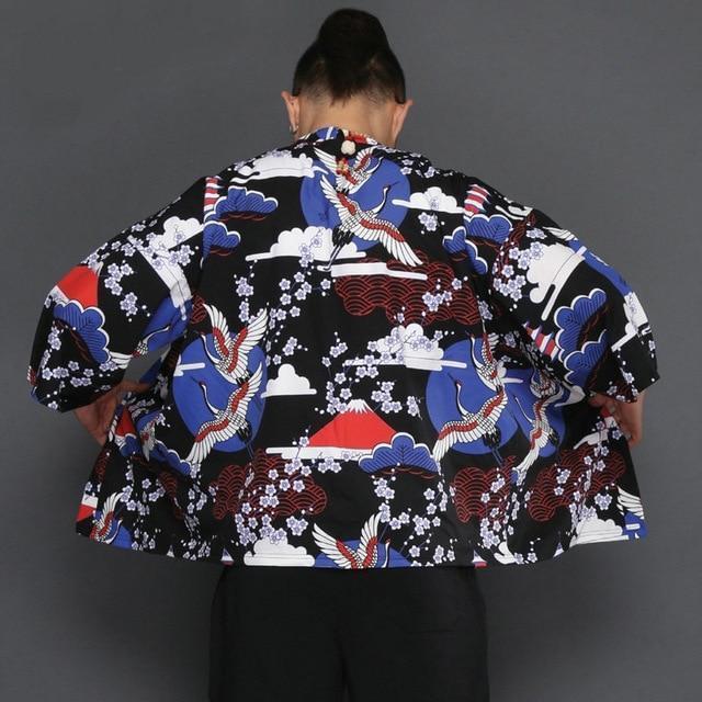 Kimono Japonais Veste Homme-Imprimé-L-