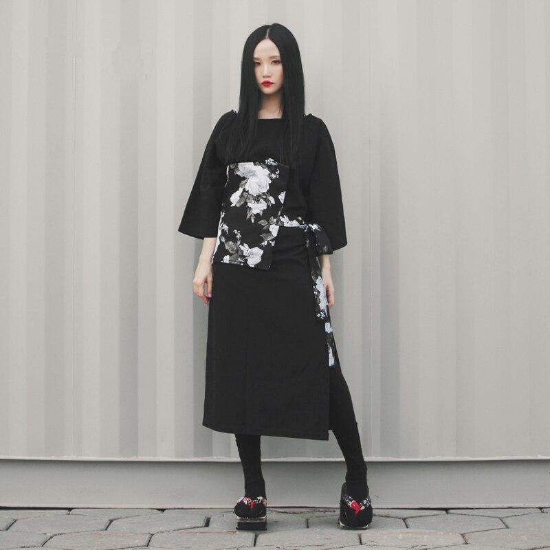 Kimono Long Femme Coton-