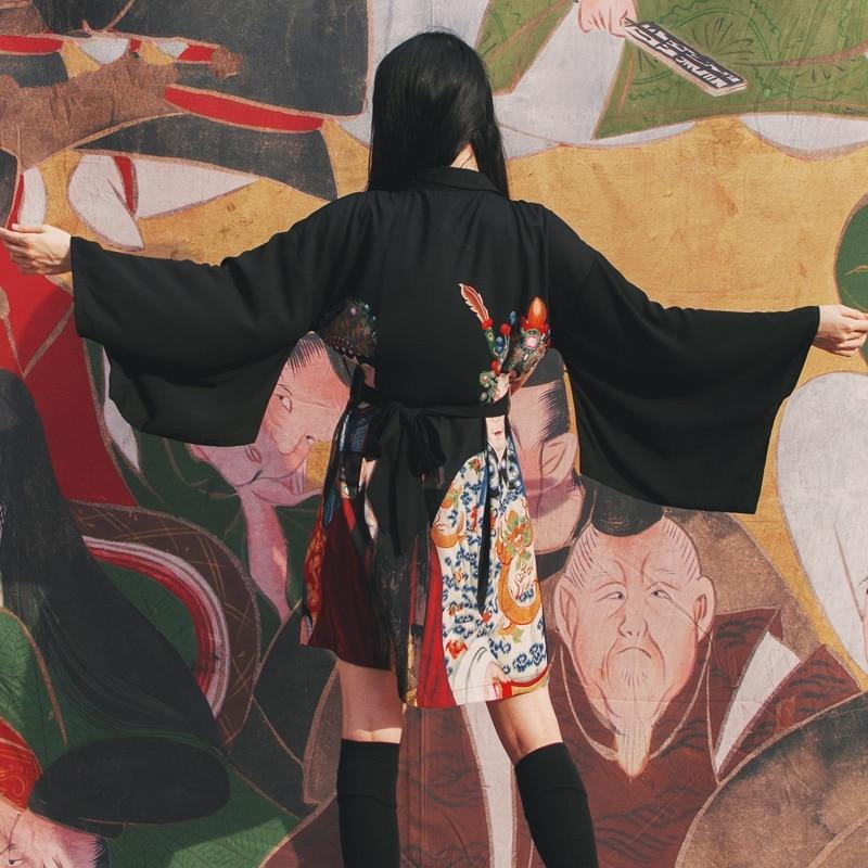 Kimono Long Femme - Kuro-