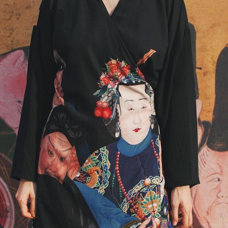 Kimono Long Femme - Kuro-