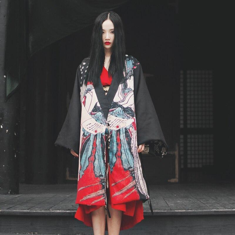 Kimono Long Japonais Femme-