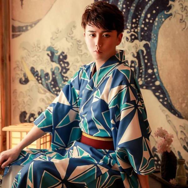 Kimono Soie Homme-