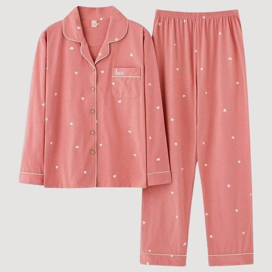 Pyjama Kimono Femme Rose-