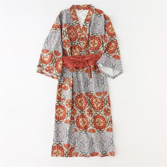 Robe Kimono Orange-Orange-2XL-