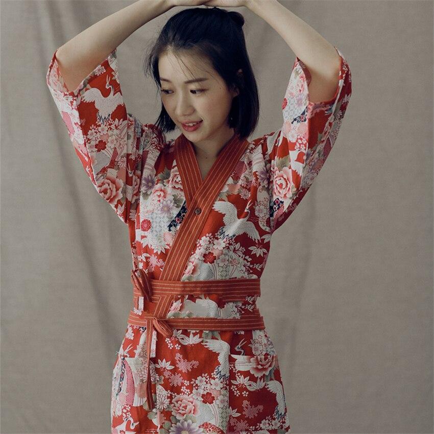 Robe Rouge Kimono-
