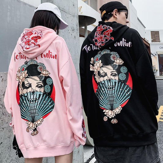 Sweat Japonais Geisha-