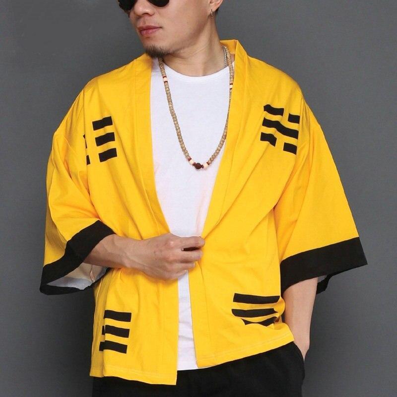 Veste Kimono Jaune-