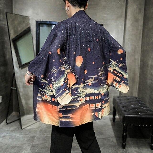 Veste Style Kimono-Imprimé-M-