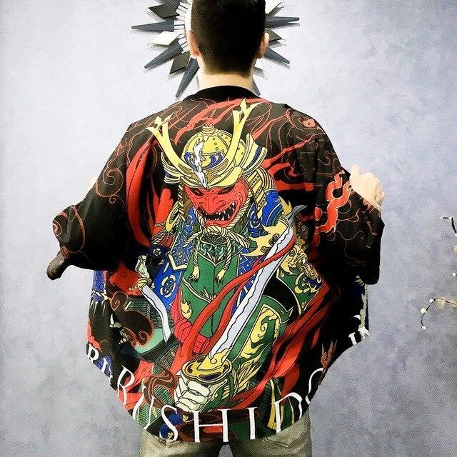 Veste de Kimono Homme Couleur-Multicolore-XXL-